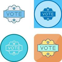 Vote Icon Design vector