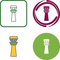 Control Tower Icon Design vector