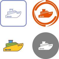 diseño de icono de barco vector