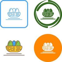 Eggs Icon Design vector