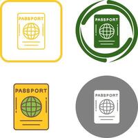 Passport Icon Design vector