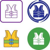 Life jacket Icon Design vector