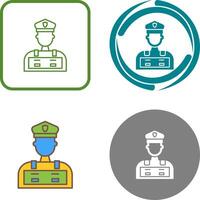 Police Man Icon Design vector