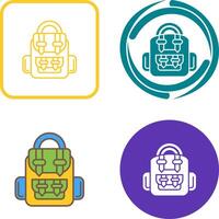 Backpack Icon Design vector