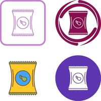 Chips Icon Design vector