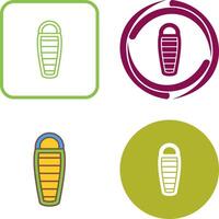 Sleeping Bag Icon Design vector