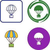 Parachute Icon Design vector