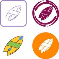 Surfboard Icon Design vector