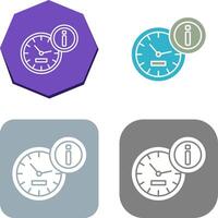 Clock Icon Design vector