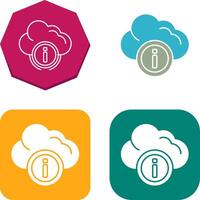 Cloud Computing Icon Design vector