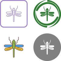 Dragonfly Icon Design vector