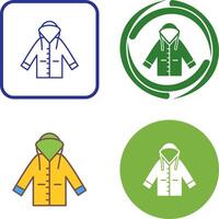 impermeable icono diseño vector