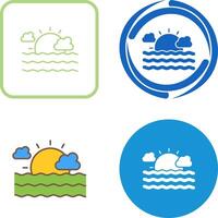 Sea Icon Design vector