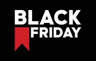 Black Friday design illustration vector