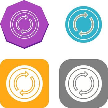 Loop Icon Design vector