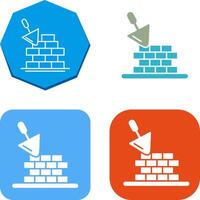 Brickwall Icon Design vector