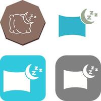 diseño de icono de almohada vector