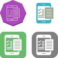 Check List Icon Design vector