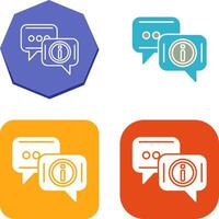 Chat Box Icon Design vector