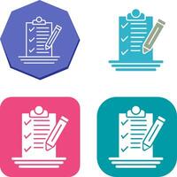 Check List Icon Design vector