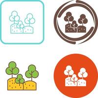 diseño de icono de bosque vector