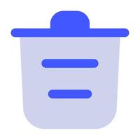 Trash icon for web, app, infographic, etc vector