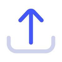 Upload icon for web, app, infographic, etc vector