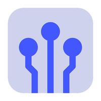 Circuit icon for web, app, infographic, etc vector