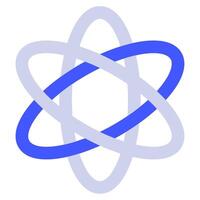 Atom icon for web, app, infographic, etc vector