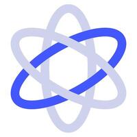 Atom icon for web, app, infographic, etc vector