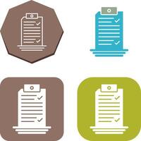 Check List Icon Design vector