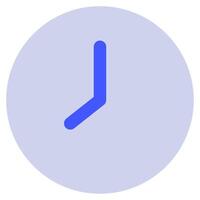 reloj icono para web, aplicación, infografía, etc vector