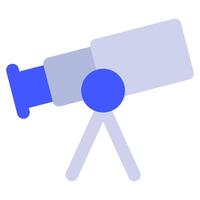 Telescope icon for web, app, infographic, etc vector