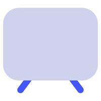 televisión icono para web, aplicación, infografía, etc vector