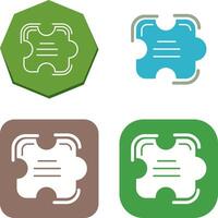 Puzzle Icon Design vector