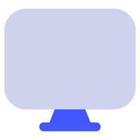 Monitor icon for web, app, infographic, etc vector