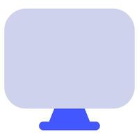 monitor icono para web, aplicación, infografía, etc vector