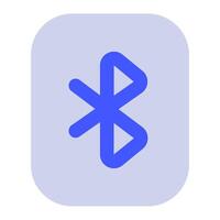 Bluetooth icono para web, aplicación, infografía, etc vector