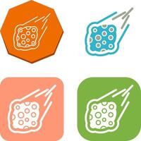 Meteorite Icon Design vector