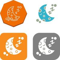 Sleeping Icon Design vector