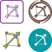 Crossbow Icon Design vector