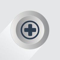 Medicine icon health sign vector