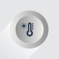 Medicine icon health. thermometer vector