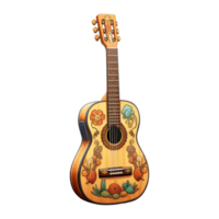 Colorful Array of Guitar png