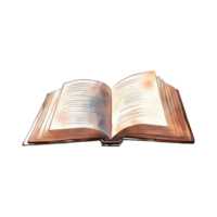 Open Book Resting on a Surface png