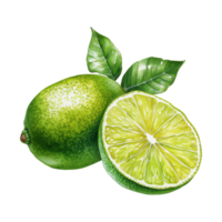 A Fresh Lime Wedge Garnish png