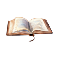 Open Book Resting on a Surface png