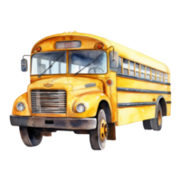 Bright Yellow School Bus png