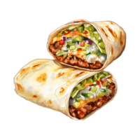 Burrito Display Ready for Devouring png