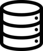 Storage data icon symbol image for database illustration vector